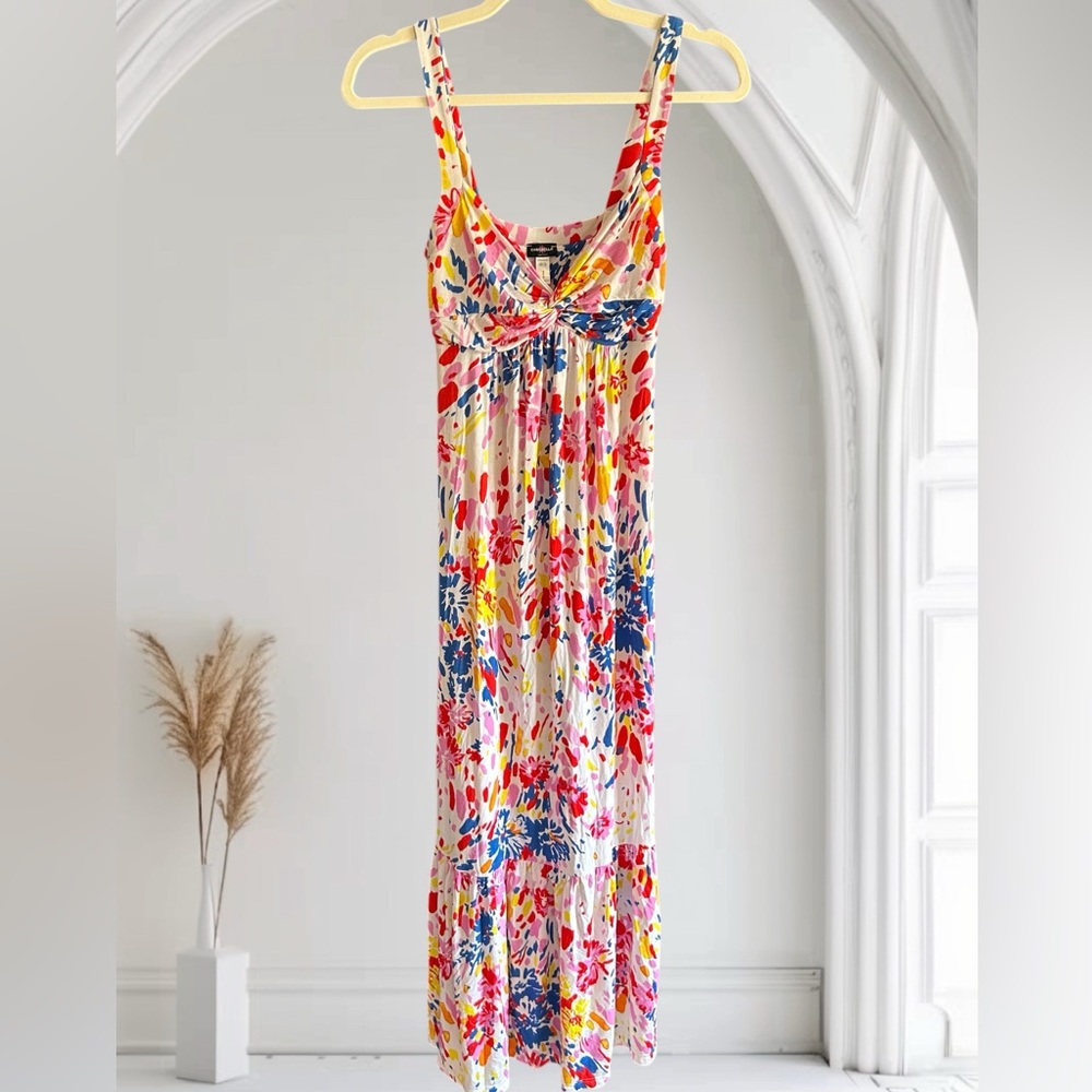 COSABELLA Floral Maxi Dress Built in Bra Lounge Sleep‎ S - Picture 11 of 11